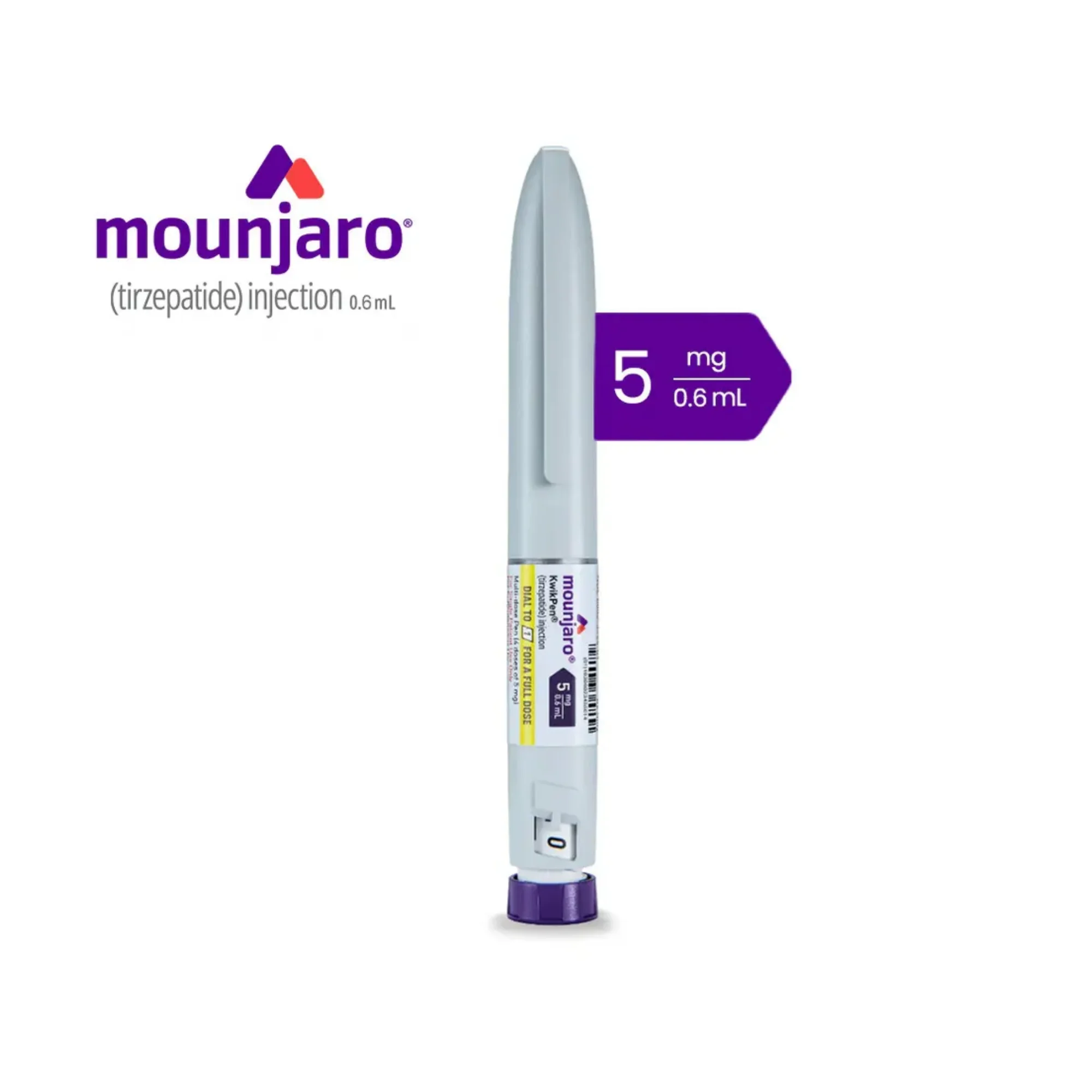 Mounjaro Tirzepatide 5mg/0.6ml Pre-Filled…