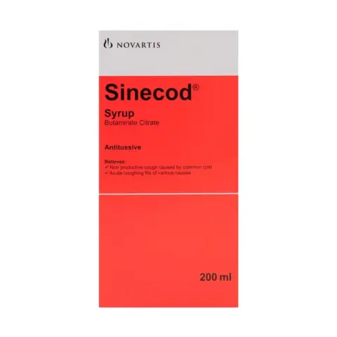 Sinecod Syrup 200mL thumbnail 1
