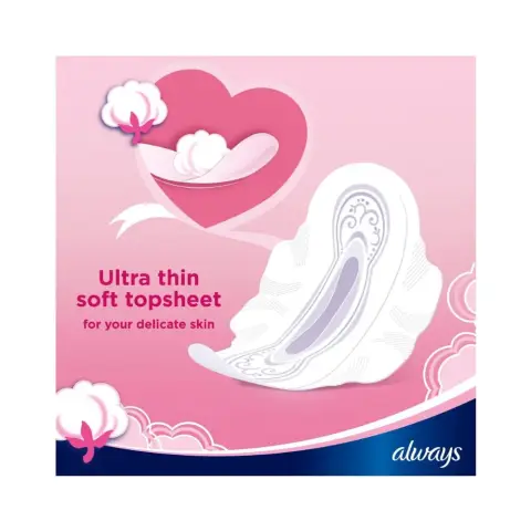 Always Ultra Sensitive Normal Sanitary Pads with Wings 10s thumbnail 2