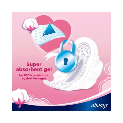 Always Ultra Sensitive Normal Sanitary Pads with Wings 10s thumbnail 3