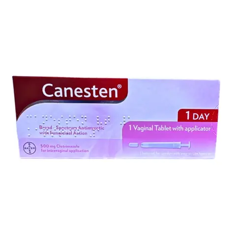 Canesten Clotrimazole 500mg Single-Dose Antifungal Vaginal Tablet