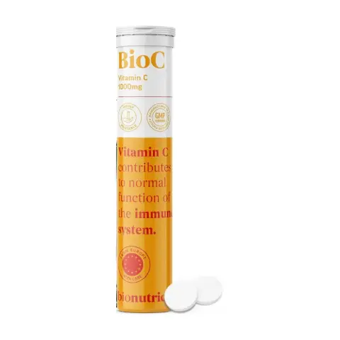 BioC Vitamin C 1000MG Effervescent Tablet 20 Tablets thumbnail 1