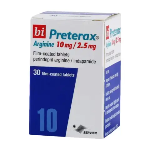 Bi Preterax 10mg/2.5mg Tablets 30s thumbnail 1