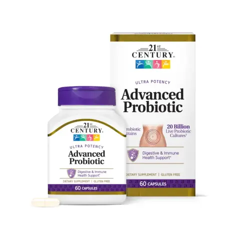 21St Century Advanced Probiotic 60 Capsules thumbnail 1