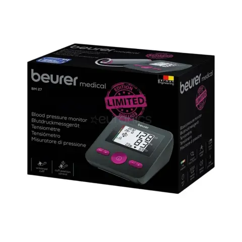 Beurer BM27 Blood Pressure Monitor Limited Edition thumbnail 1