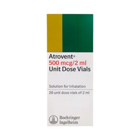 Atrovent 500mcg Solution 2ml 20s thumbnail 1
