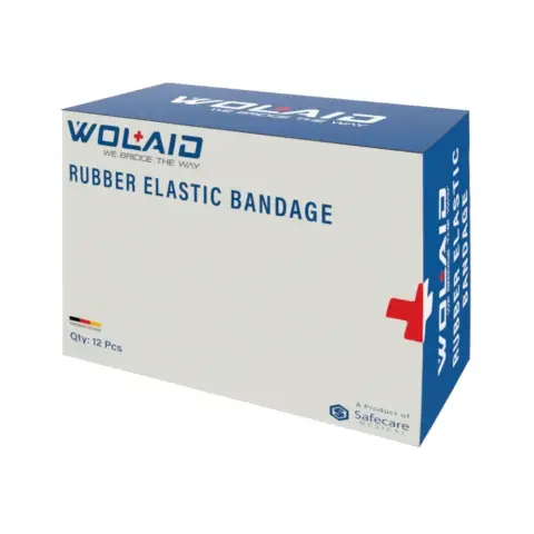 Wolaid Rubber Elastic Bandage 7.5cm x 4.5m 12 Count thumbnail 1
