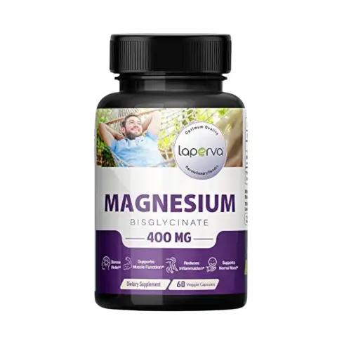 Laperva Magnesium Bisglycinate 400mg Capsules 90 Count thumbnail 1