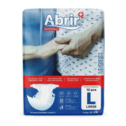 Abrir Adult Diapers Large Size 10s - Clearance Sale thumbnail 1
