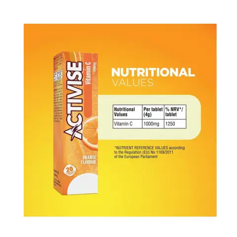 Activise Vitamin C 1000mg Immune Support Effervescent Tablets 20s thumbnail 4