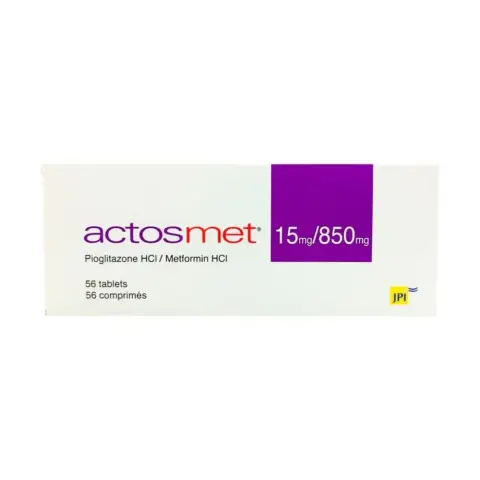 Actosmet 15mg/850mg Tablets 56s thumbnail 1