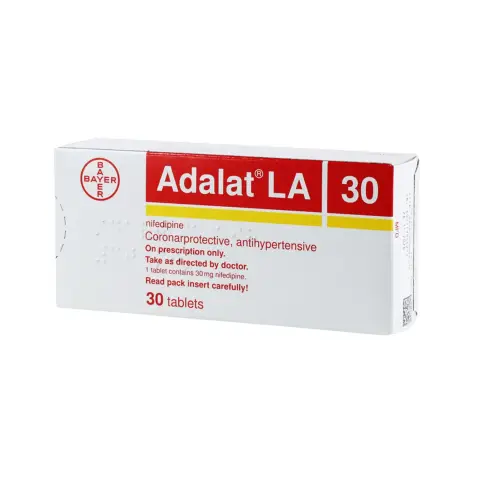 Adalat LA 30mg Tablets 30s thumbnail 1