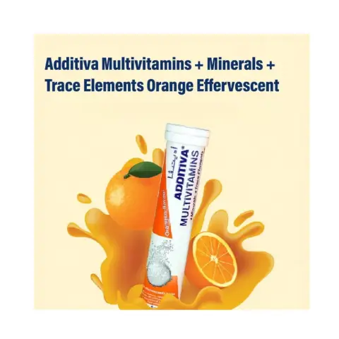 Additiva Multivitamin+Minerals+Traces Elemets Effervescent 20 Tablets thumbnail 2