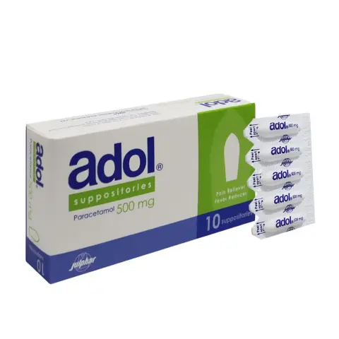 Adol 500mg Suppositories 10s thumbnail 2