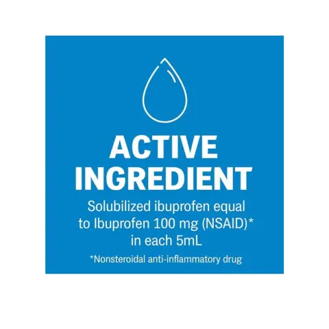 Advil Child 100mg/5mL Oral Suspension 100mL thumbnail 3