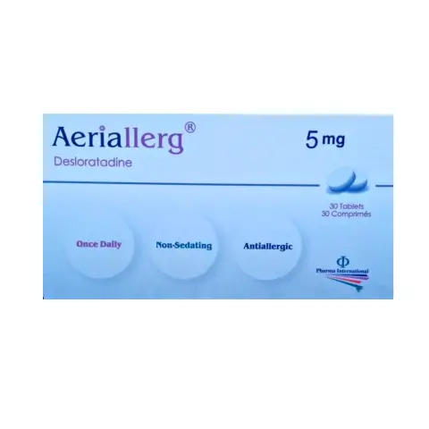 Aeriallerg 5mg 30 Tablets thumbnail 1