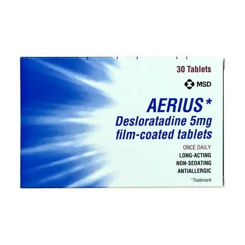 Aerius 5mg Tablets 30s thumbnail 1
