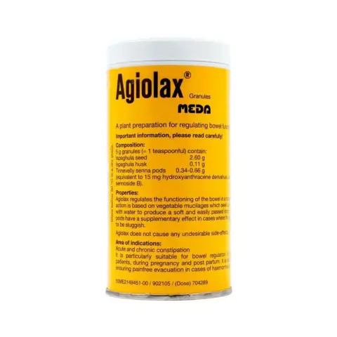 Agiolax Natural Fibre Laxative Constipation Relief Granules 250g