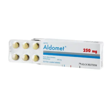 Aldomet 250mg Tablets 30s thumbnail 1