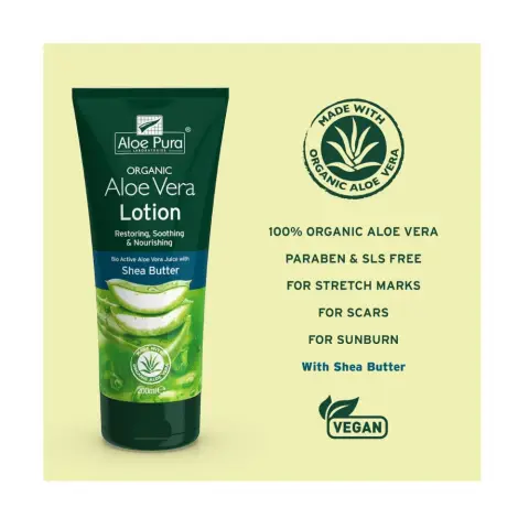 Aloe Pura Aloe Vera Lotion 200mL thumbnail 2