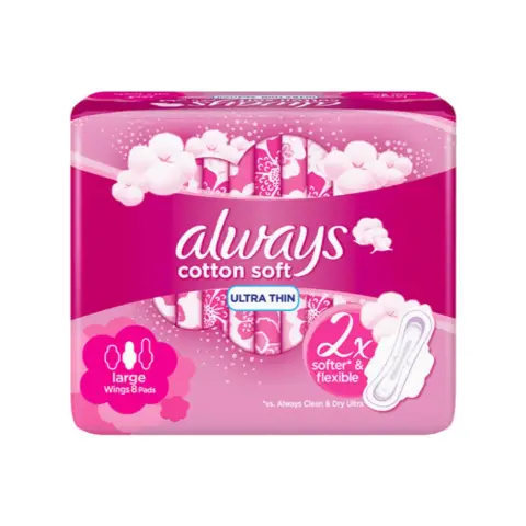 Always Ultra Sensitive Long Sanitary Pads 8s thumbnail 1