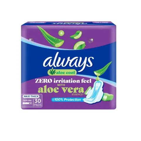 Always Maxi Thick Aloe Vera Long Sanitary Pads 30s thumbnail 1