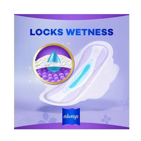 Always Ultra Thin Large All-in-One Sanitary Pads 14s thumbnail 2
