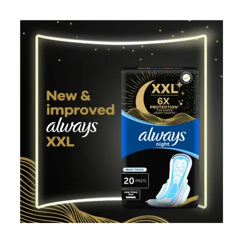 Always Cotton Thick Night Sanitary Pads 7s thumbnail 2
