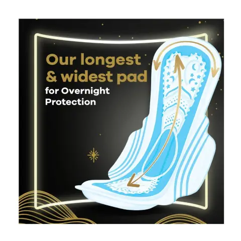 Always Cotton Thick Night Sanitary Pads 7s thumbnail 3