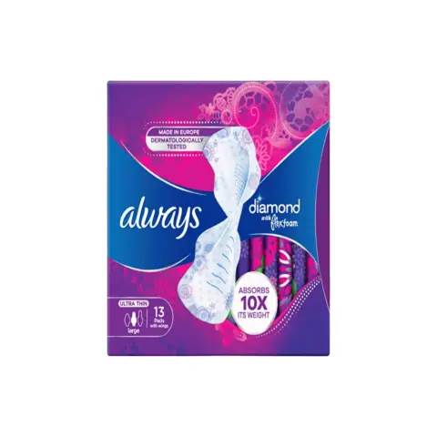 Always Infinity Radiant Overnight Sanitary Pads 13s thumbnail 1