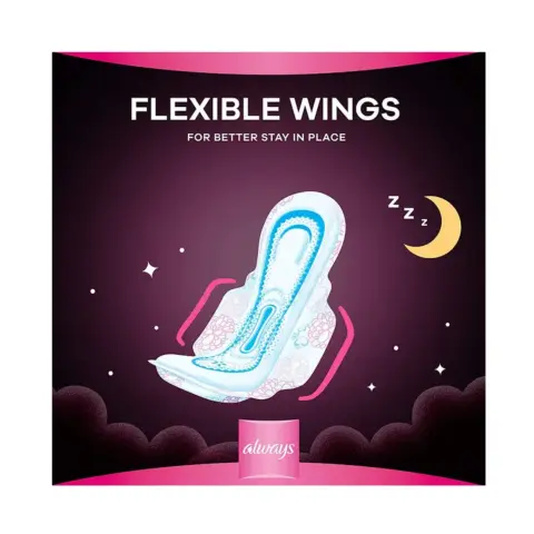Always Cotton Thick Night Sanitary Pads 8s thumbnail 3