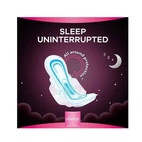Always Cotton Thick Night Sanitary Pads 8s thumbnail 4