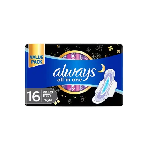 Always Diamond Ultra Thin Duo Long Sanitary Pads 16s thumbnail 1