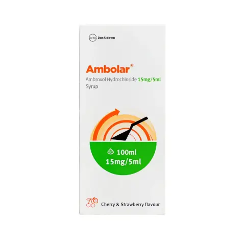Ambroxon 15mg/5ml Syrup 100ml thumbnail 1