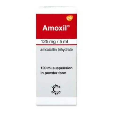 Amoxil 125mg Syrup 100ml thumbnail 1