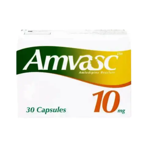 Amvasc 10mg Capsules 30s thumbnail 1
