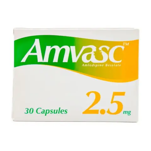 Amvasc 2.5mg Capsules 30s thumbnail 1