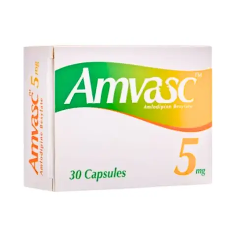 Amvasc 5mg Capsules 30s thumbnail 1