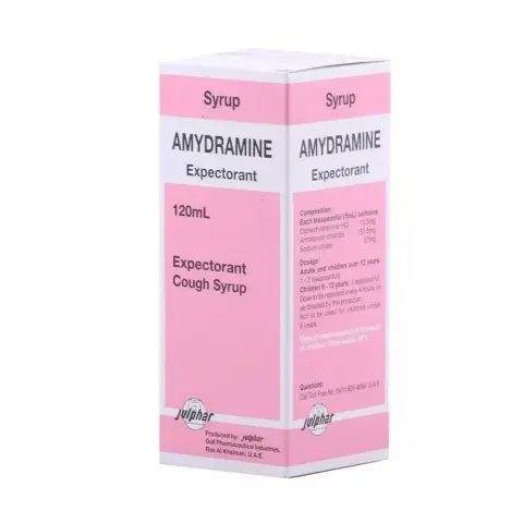 Amydramine Syrup 120ml thumbnail 2
