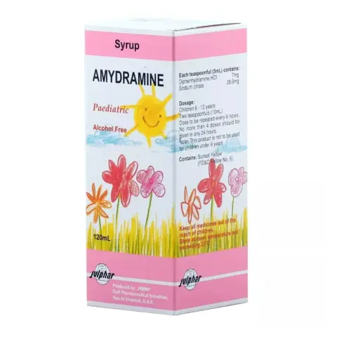 Amydramine Syrup 120ml thumbnail 3