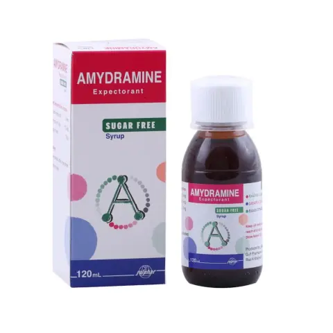 Amydramine Sugar-Free Syrup 120ml thumbnail 1