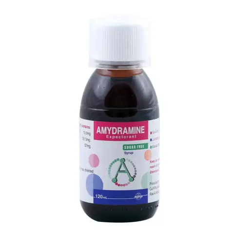 Amydramine Sugar-Free Syrup 120ml thumbnail 2