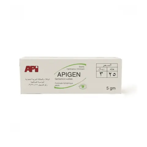 Apigen 0.3% Eye Ointment 5g thumbnail 1