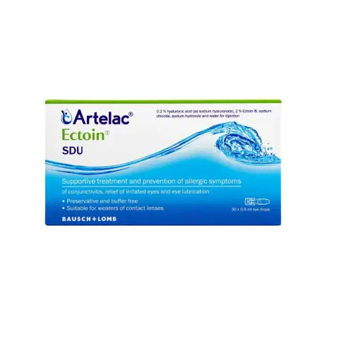 Artelac Ectoin SDU 0.2% 0.5mL 30 Vials thumbnail 1