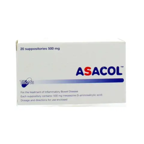 Asacol 500mg Suppositories 20s thumbnail 1