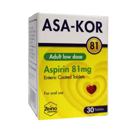 Asa-Kor 81mg 30s thumbnail 1