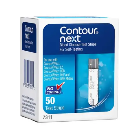 Ascensia Contour Next Glucose Test Strip 50 PC thumbnail 1