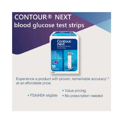 Ascensia Contour Next Glucose Test Strip 50 PC thumbnail 2