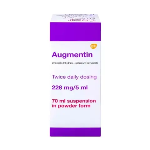 Augmentin 457mg Syrup 70ml thumbnail 1