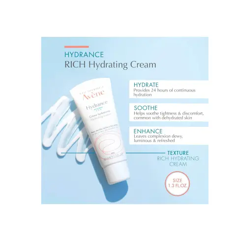 Avene Hydrance Rich Intense Hydrating Moisturising Cream 40ml thumbnail 2